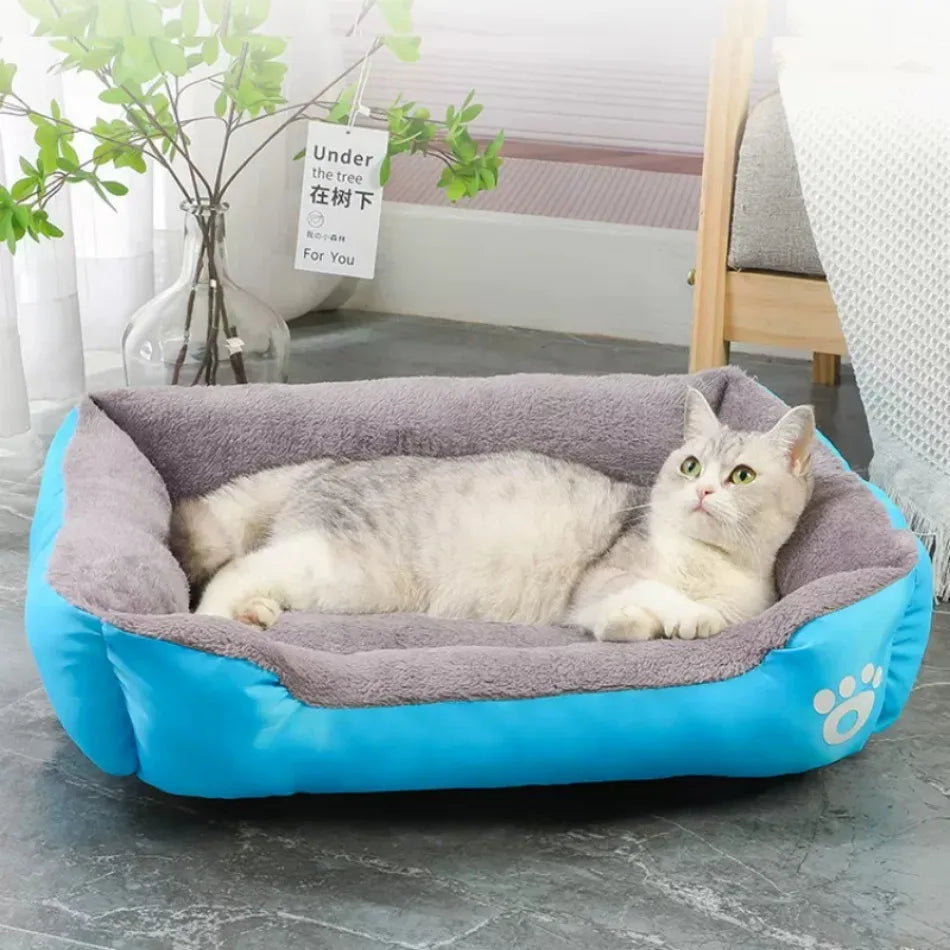 Plush Haven Waterproof Pet Bed for Cats and Dogs ATHLEXES