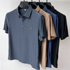 SilkCool Men's Polo: Luxury Summer Short Sleeve Shirt ATHLEXES