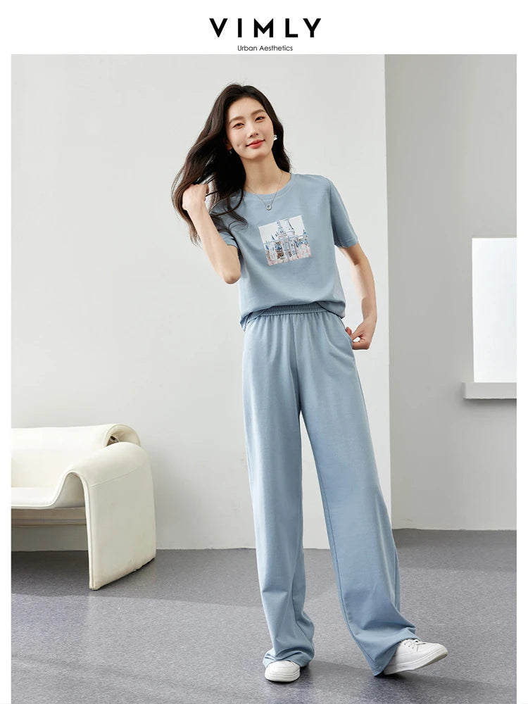 VIMLY Women's Chic Summer Tracksuit Set ATHLEXES