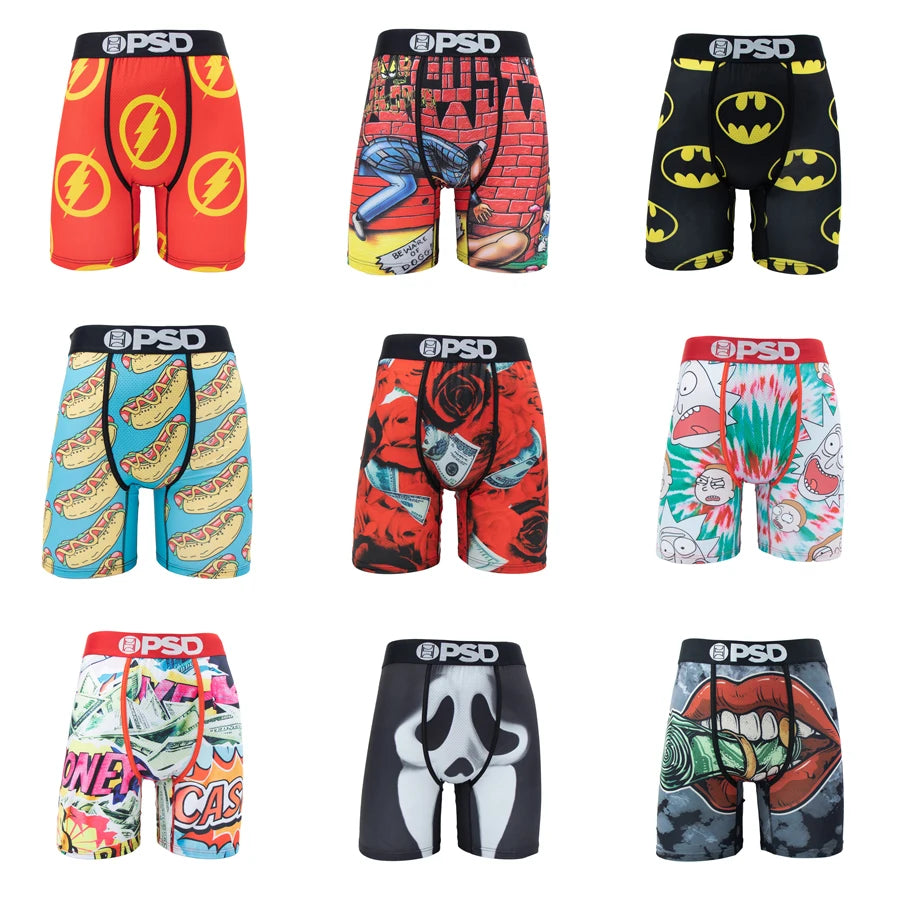 Stylish Comfort Menâ??s Printed Boxer Briefs ATHLEXES