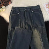 Trendy Y2K Personalized Straight Leg Casual Jeans ATHLEXES