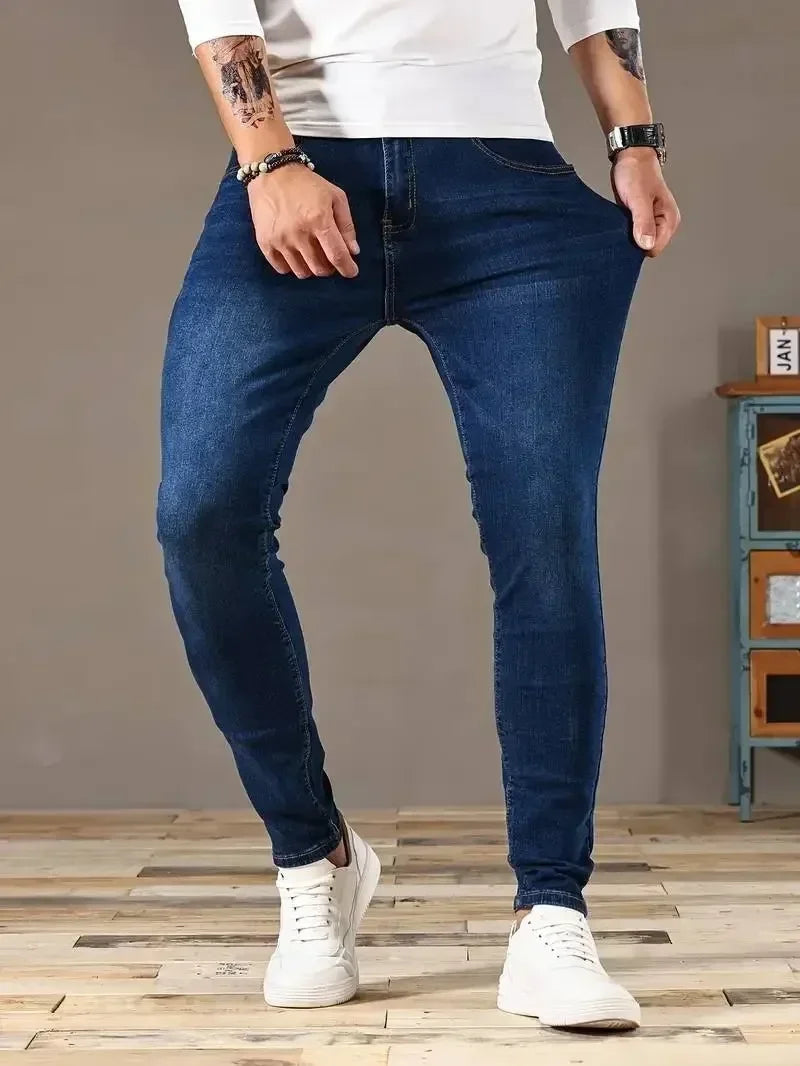 Classic Slim Fit Men's Denim Jeans ATHLEXES