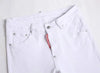 2025 Pure White Men's Slim Fit Stretch Jeans ATHLEXES