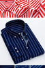 StripeLine Long Sleeve Slim Shirt ATHLEXES