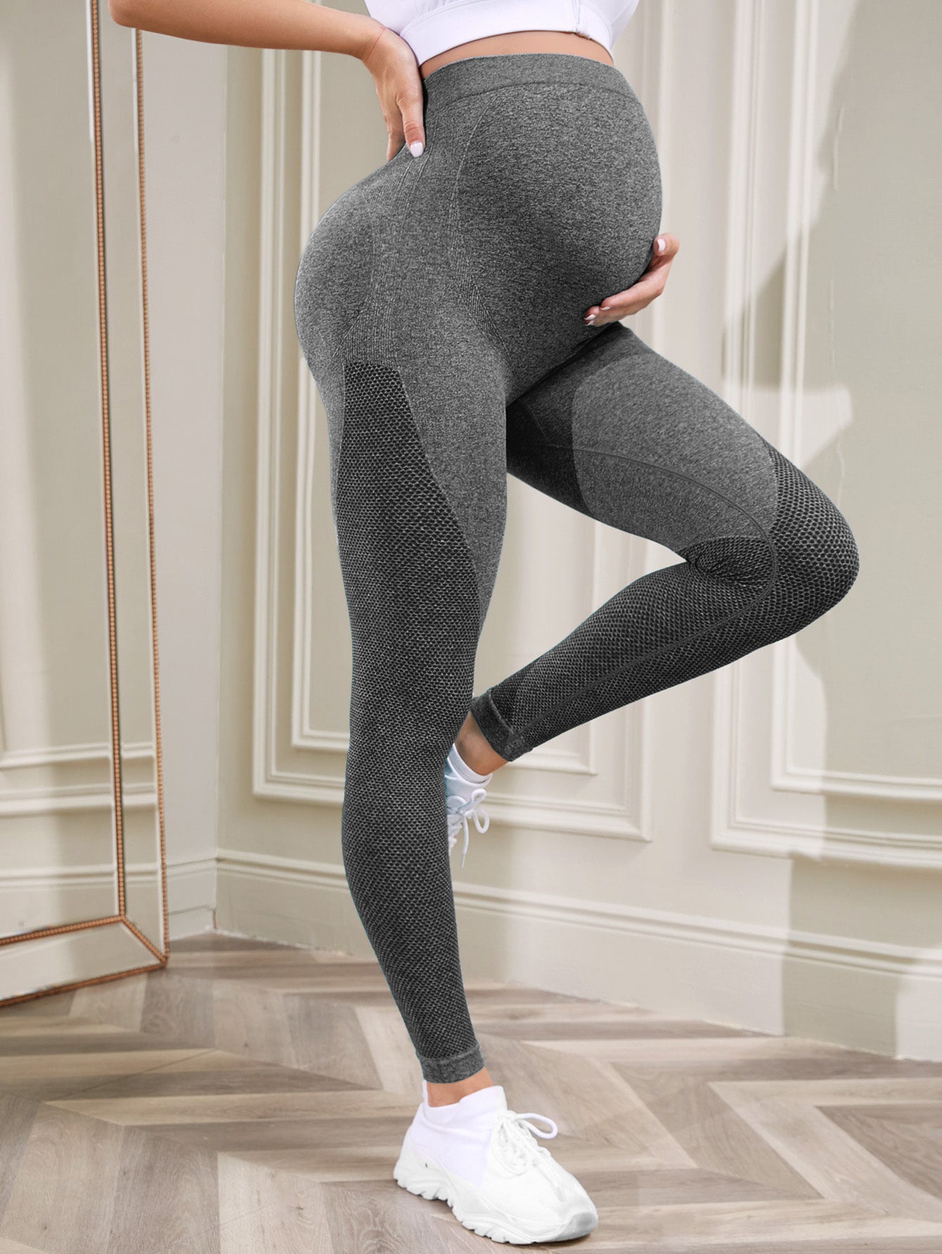 BumpStyle Over-Belly Maternity Yoga Leggings ATHLEXES