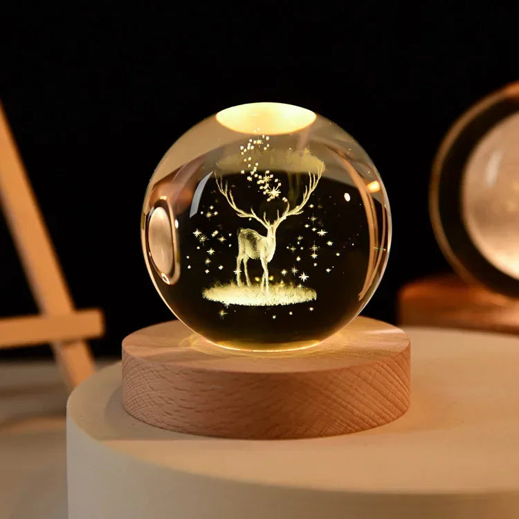 Galactic Crystal Sphere Solar System Home Décor ATHLEXES