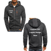 UrbanStyle Men's Hooded Zipper Jacket with Custom Logo ATHLEXES