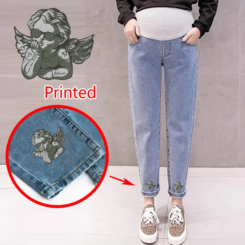 Maternity Chic High Waist Boyfriend Jeans ATHLEXES