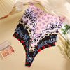 FINETOO 4Pcs Ultra Soft Leopard Print Thongs Comfort Lingerie ATHLEXES