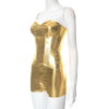 Goddess Glam Metallic Corset Top ATHLEXES