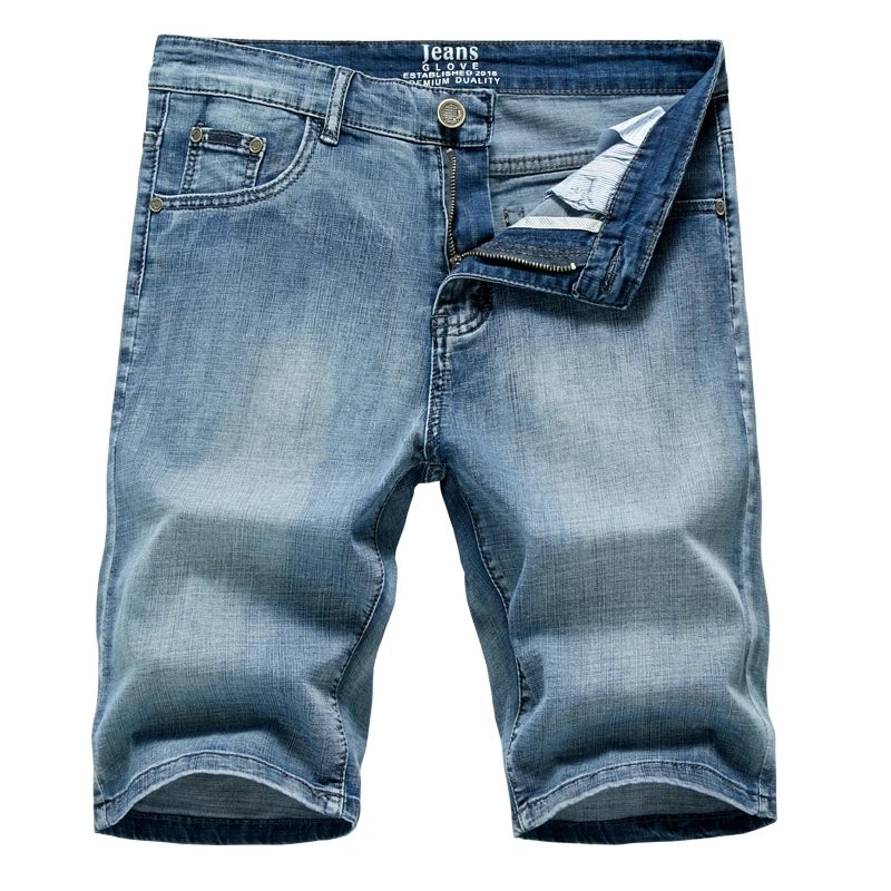 WTHINLEEC Menâ??s Classic Summer Denim Shorts ATHLEXES