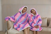 CozyNest Oversized Flannel Hoodie Blanket ATHLEXES