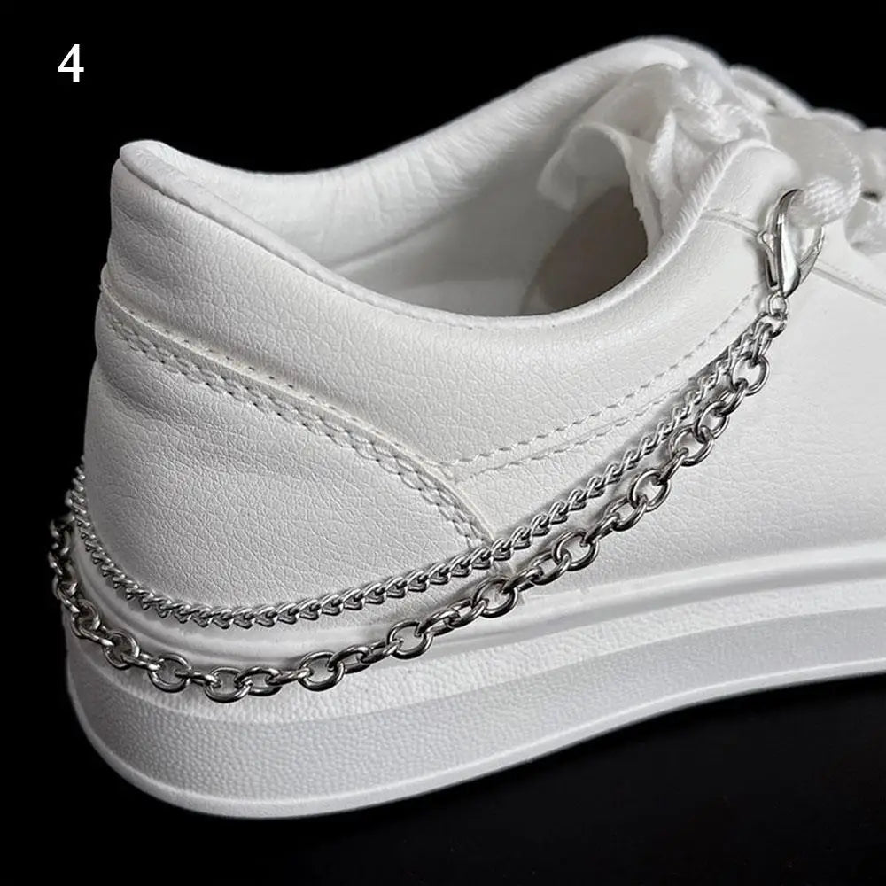 Pearl Charm Metal Shoe Buckle Chain Decorations ATHLEXES