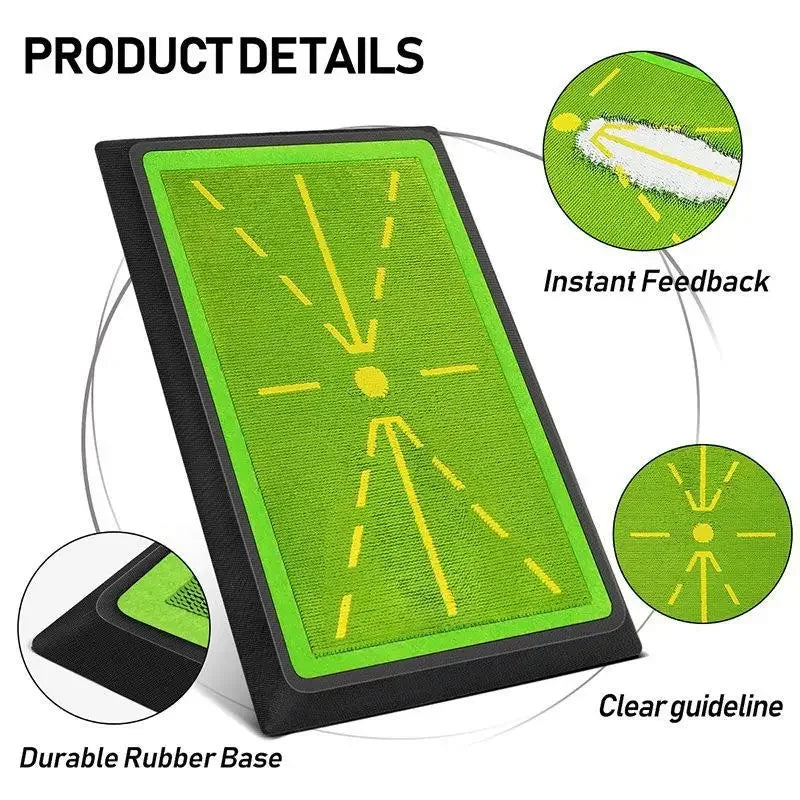 GolfStrike Training Mat for Perfecting Your Swing ATHLEXES