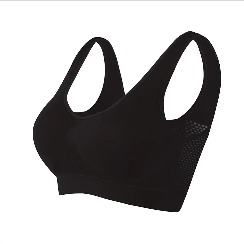 BreatheFit Plus Size Wireless Sports Bra ATHLEXES