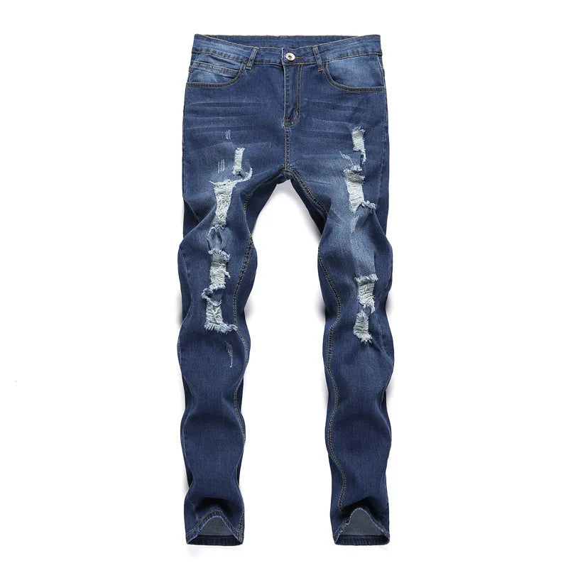 Ripped Skinny Denim Pants ATHLEXES