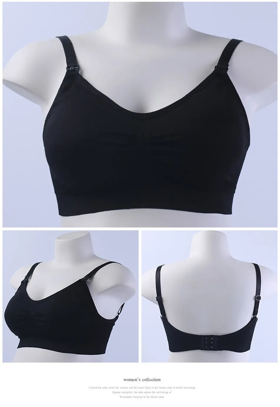 Breathable Seamless Maternity Nursing Bra Bralette ATHLEXES