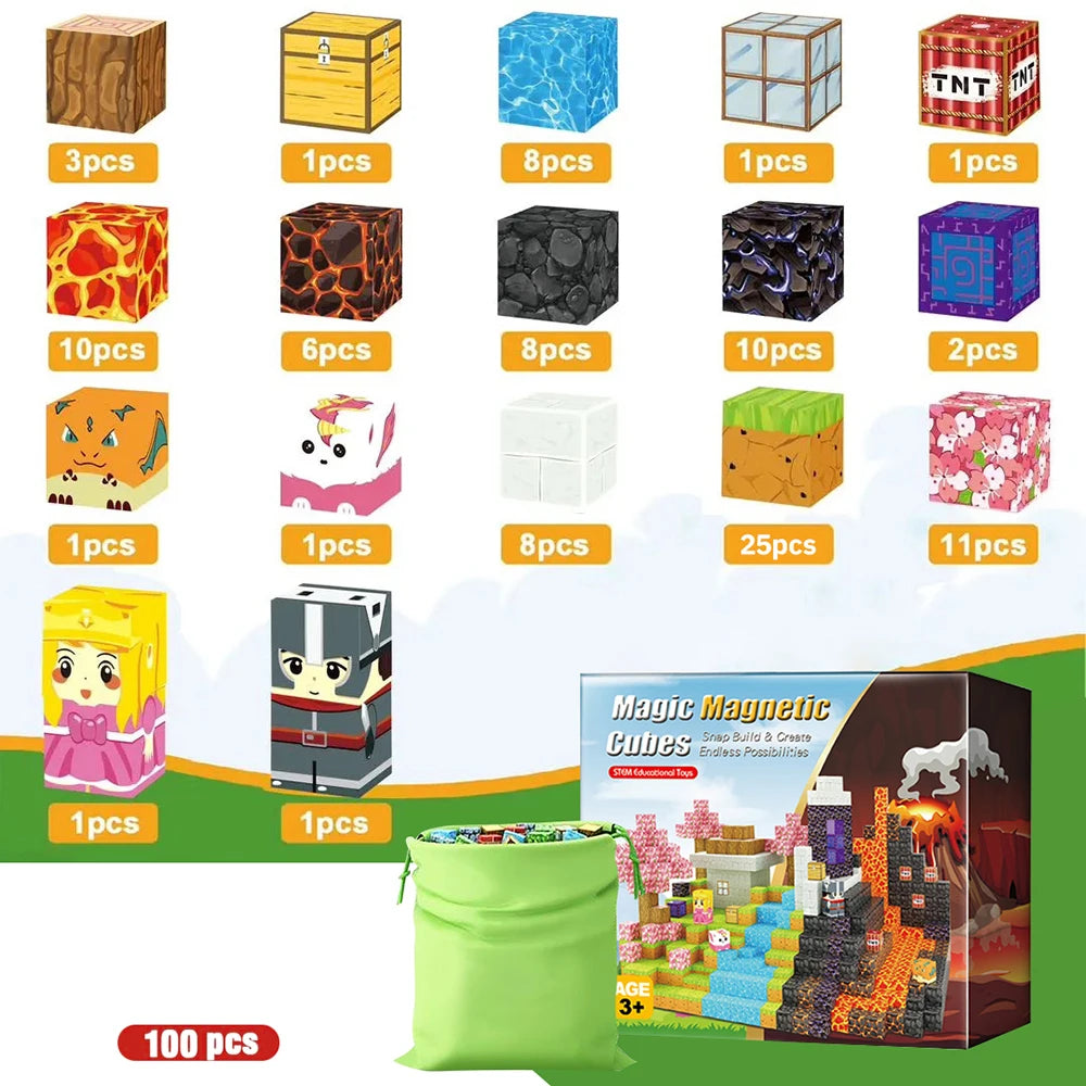 UrbanCraft Magnetic Building Block Set ATHLEXES