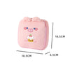Charming Rabbit Ear Plush Makeup Bag for Girls ATHLEXES