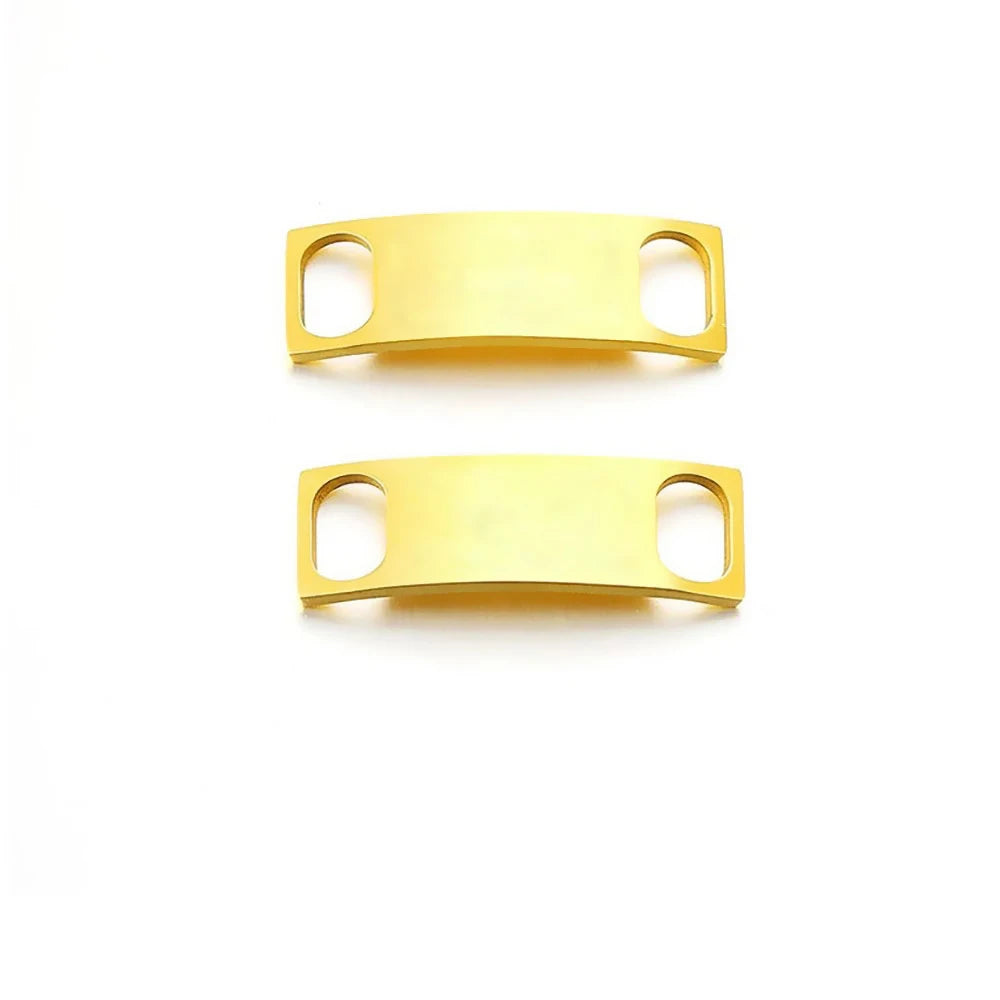 Luxury Personalized Shoe Lace Buckles with Engraved Text ATHLEXES