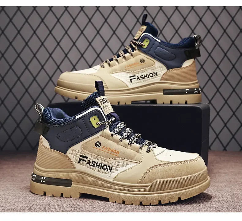 Autumn Vulcanized Sneakers for Men - Soft Sole Casual Walking Shoes ATHLEXES