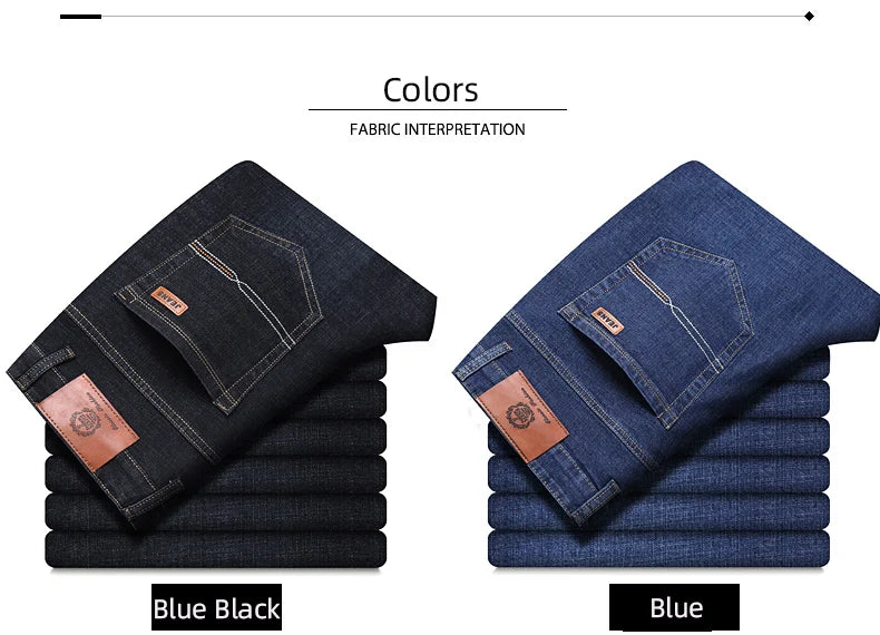 Elite Stretch Business Denim Trousers for Men ATHLEXES