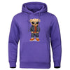 Cozy Teddy Bear Print Hoodie for Men ATHLEXES