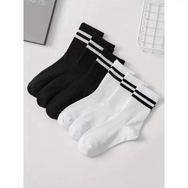 Vintage Fun Athletic Socks for Men - 5 Pairs Set ATHLEXES