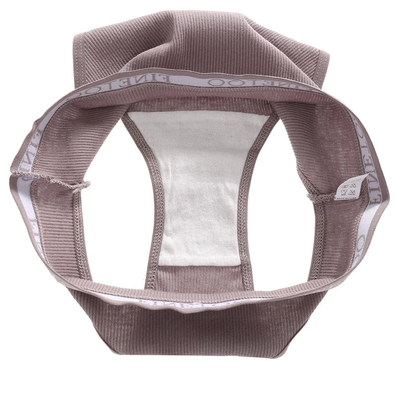 Cotton Comfort: 4PCS High Elastic Women's Briefs ATHLEXES