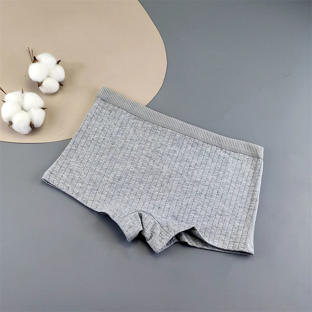 Cozy Cotton Ribbed Boyshorts Set for Women ATHLEXES