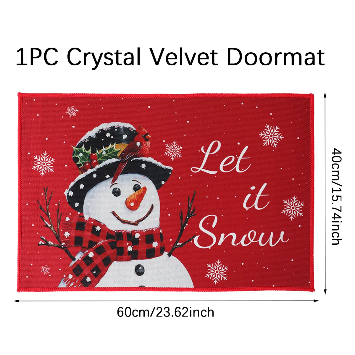 Santa Claus Holiday Outdoor Door Mat 2024 ATHLEXES