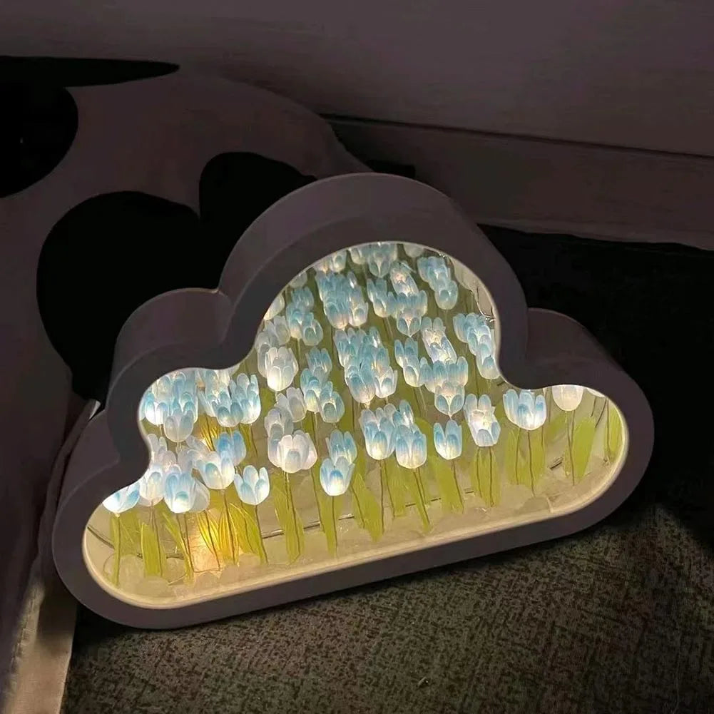 TulipGlow LED Night Light Mirror Lamp ATHLEXES