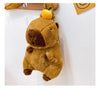 Kawaii Capybara Plush Backpack for Kids ATHLEXES