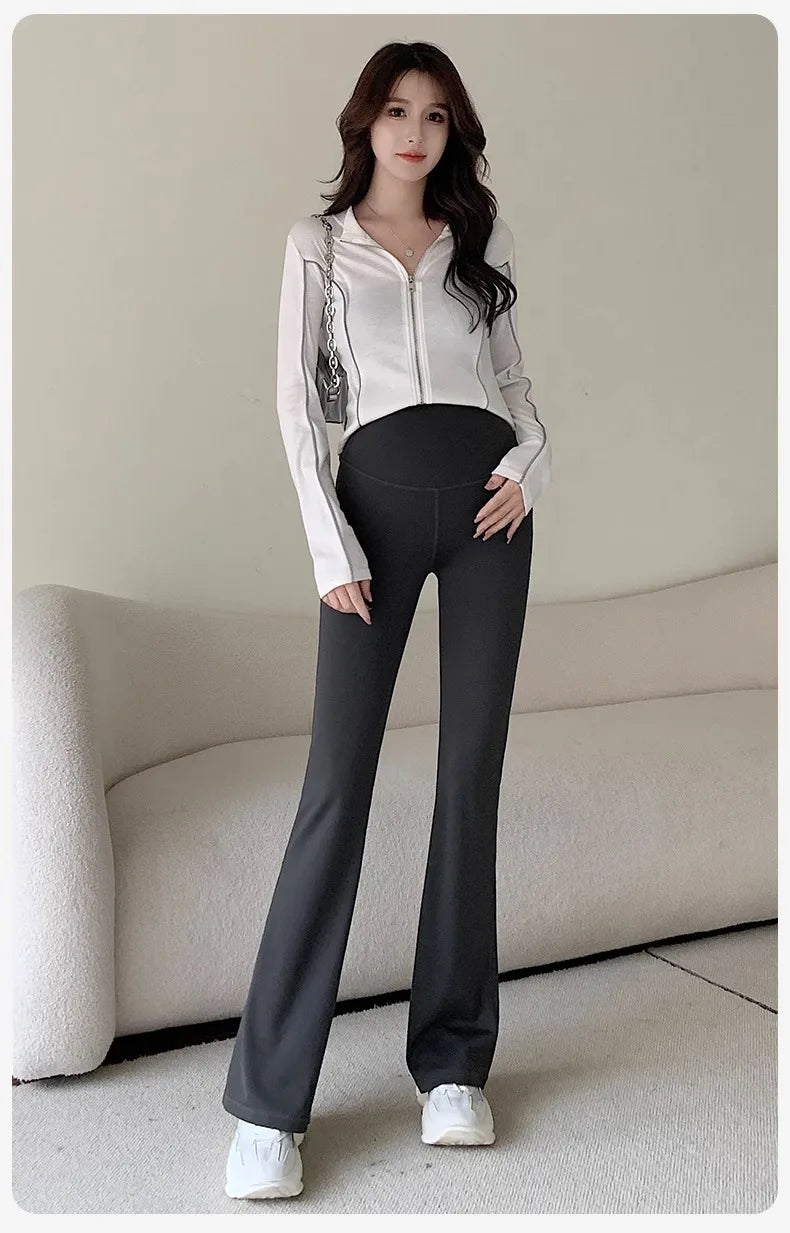 BellyComfort Flare Maternity Yoga Pants ATHLEXES
