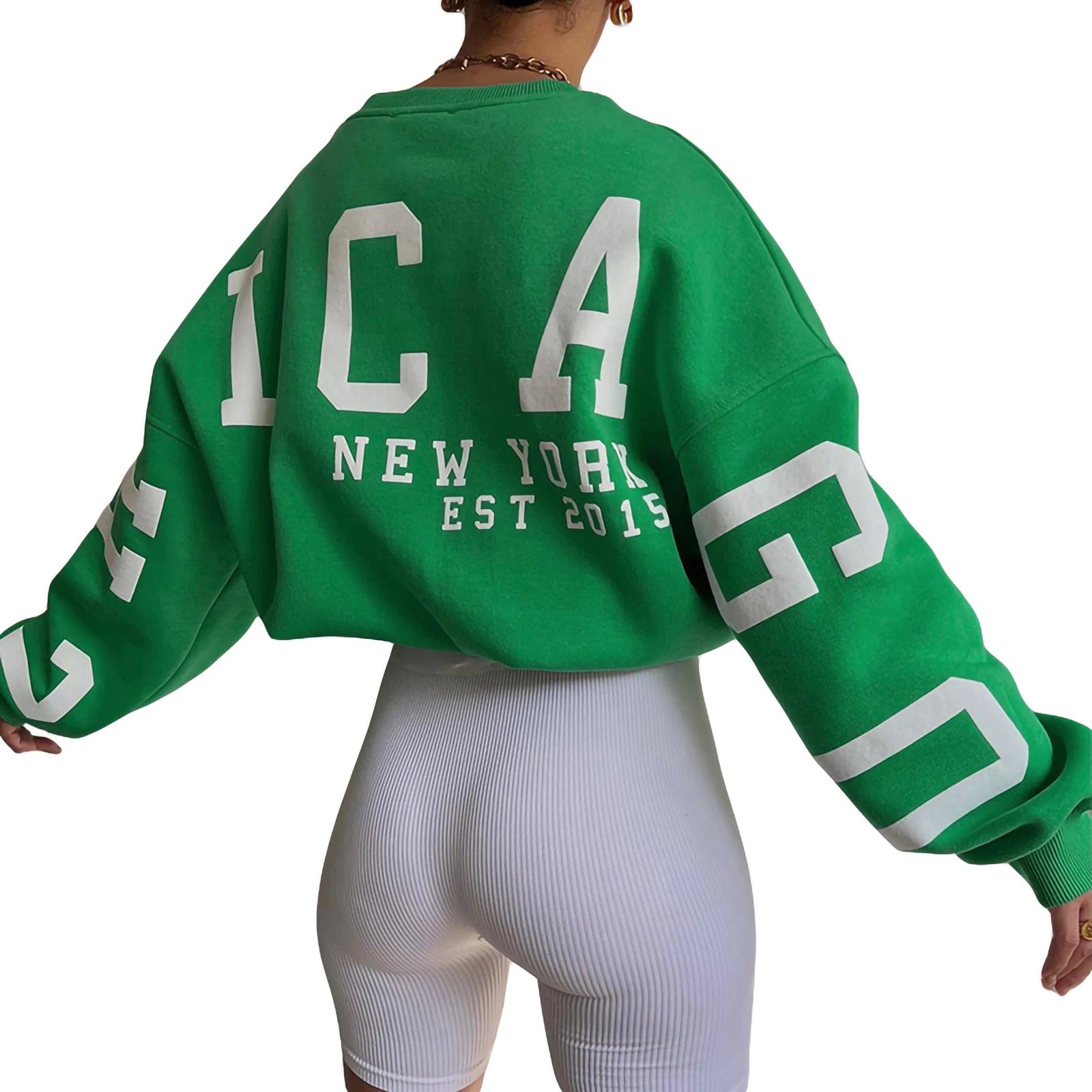 ChicStreet Trendy Oversized Letter Hoodie ATHLEXES