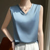 SilkBlend V-Neck Summer Blouse for Women ATHLEXES