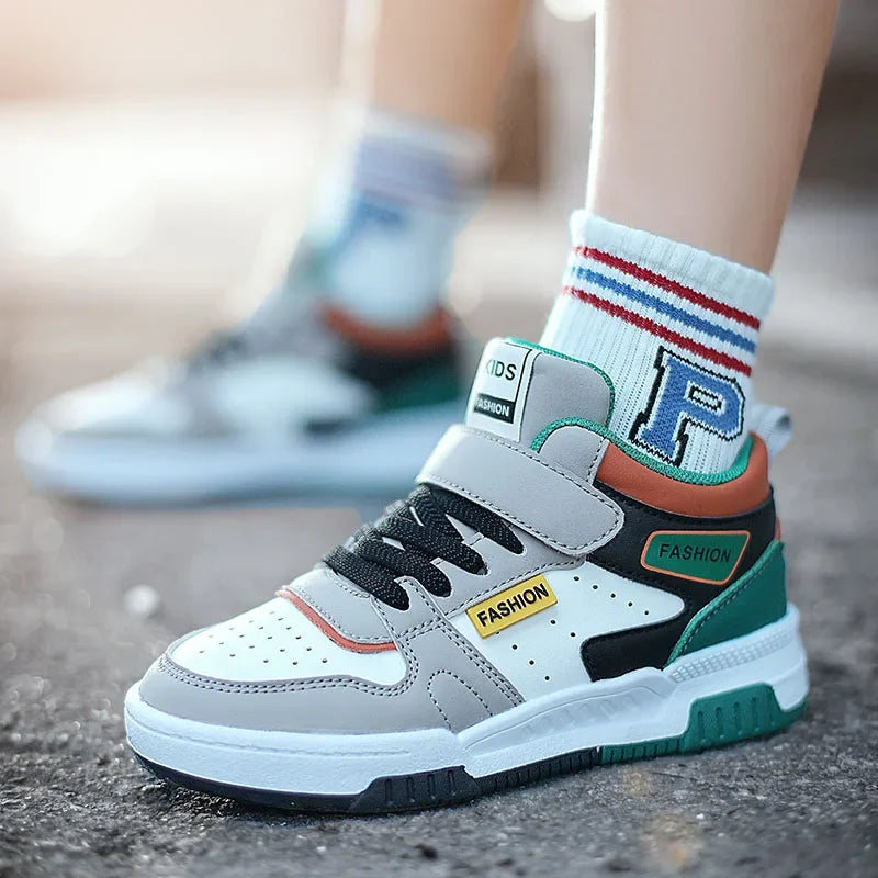 Kids High Top Skate Sneakers for Active Play ATHLEXES