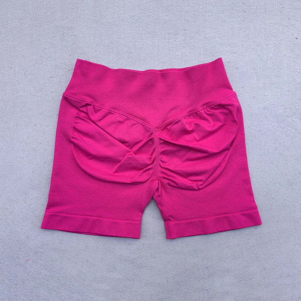 Seamless Flex Ribbed Yoga Shorts for Women ATHLEXES