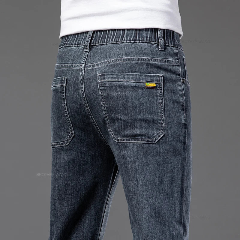 Summer Comfort Stretch Men's Loose Jeans ATHLEXES