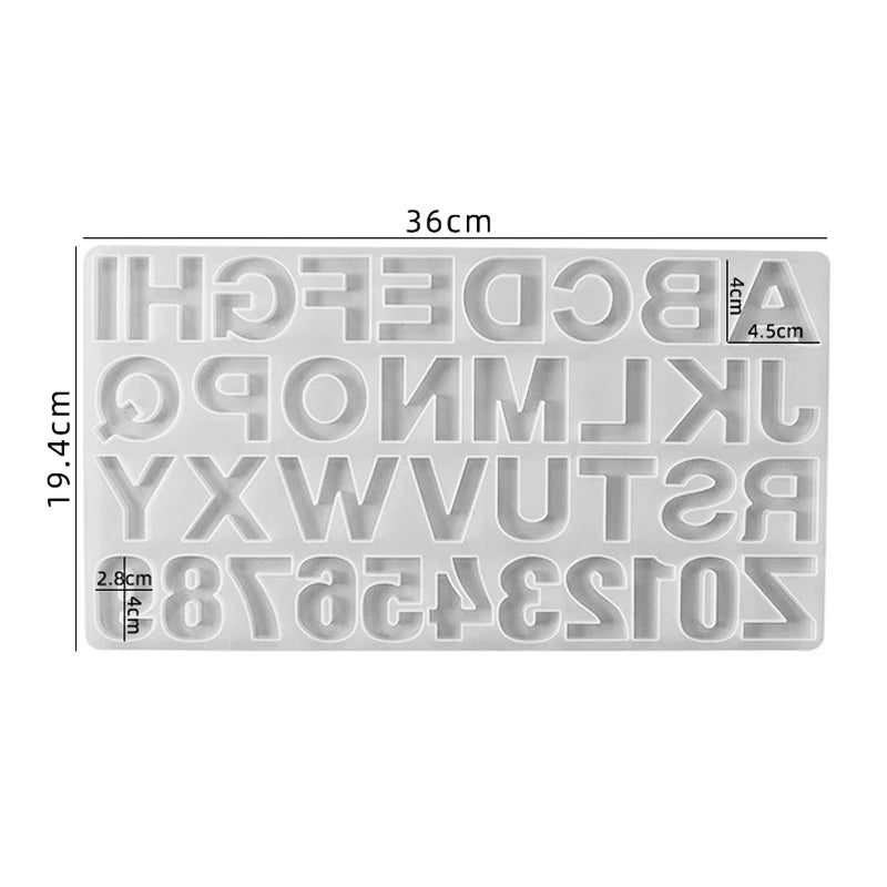 ChicLetter Epoxy Resin Mold for Custom Jewelry ATHLEXES