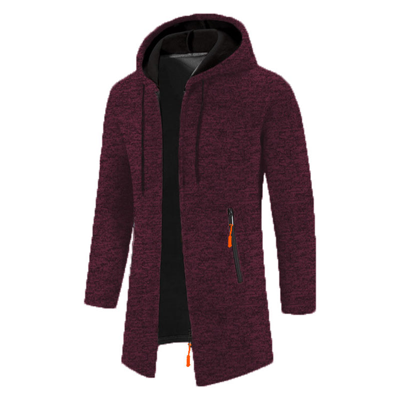 Urban Luxe Zippered Hoodie: Oversized Black Winter Sweatwear ATHLEXES
