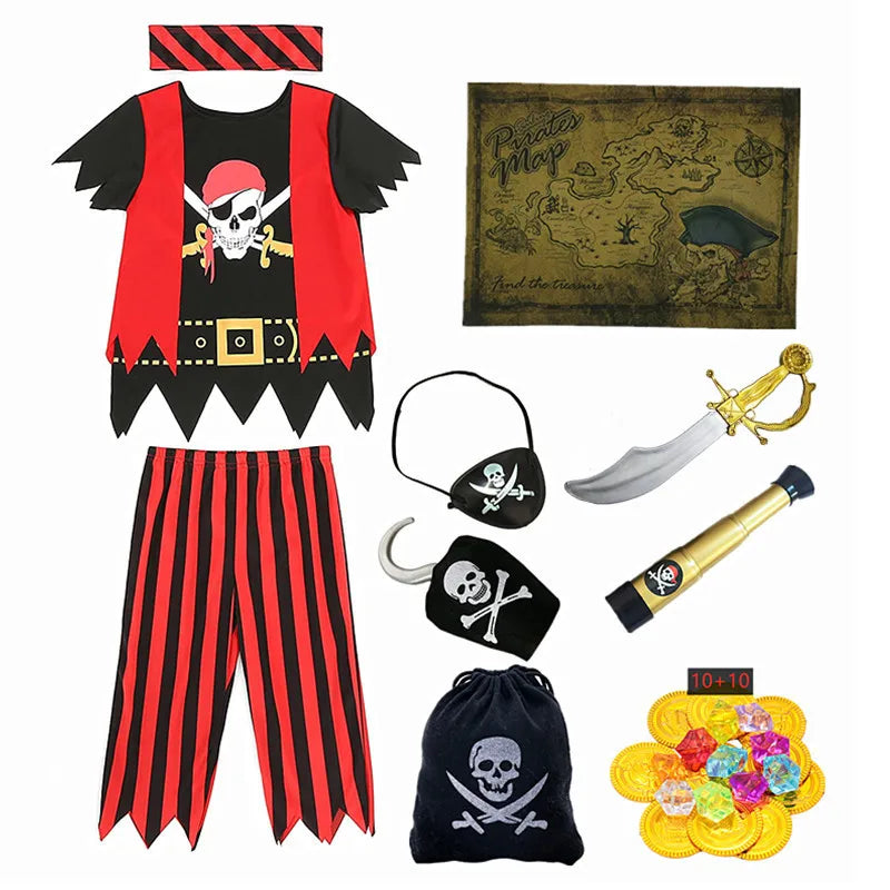 Captain Jack Pirate Adventure Dress-Up Set for Kids ATHLEXES