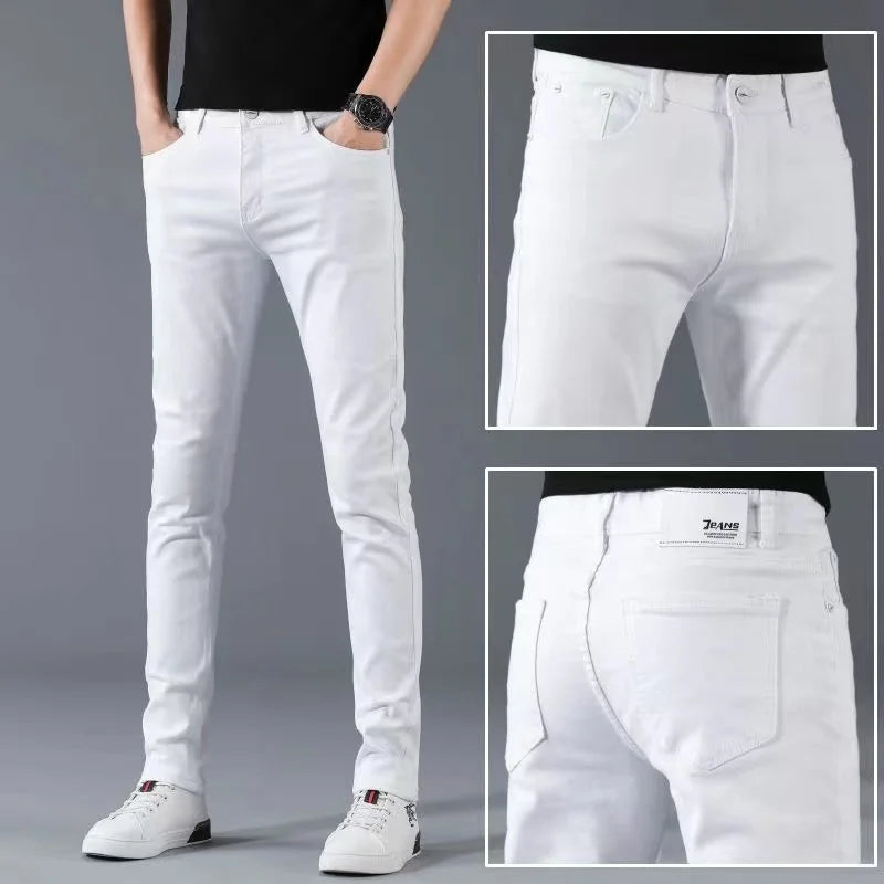 High Quality Slim Fit Denim Pencil Pants for Men ATHLEXES