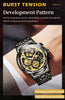 OLEVS Luxury Waterproof Gold Skeleton Watch ATHLEXES