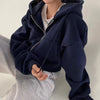 Chic Korean Fleece Lined Hoodie Jacket ATHLEXES