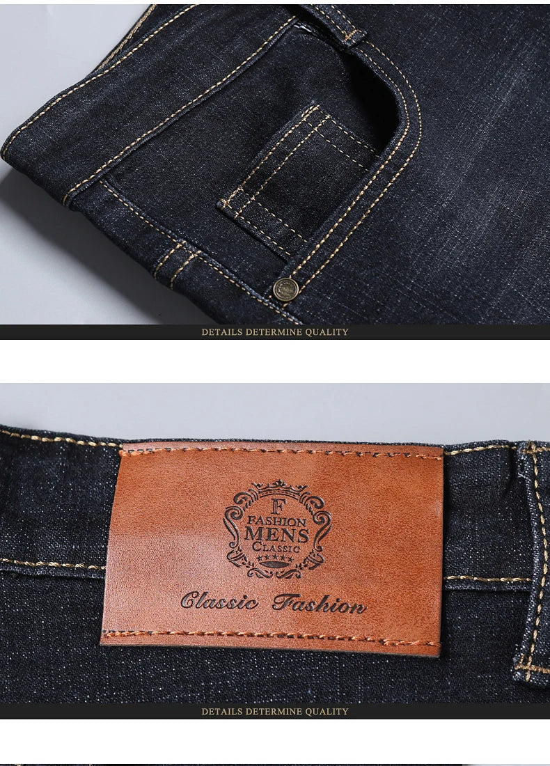 Elite Stretch Business Denim Trousers for Men ATHLEXES