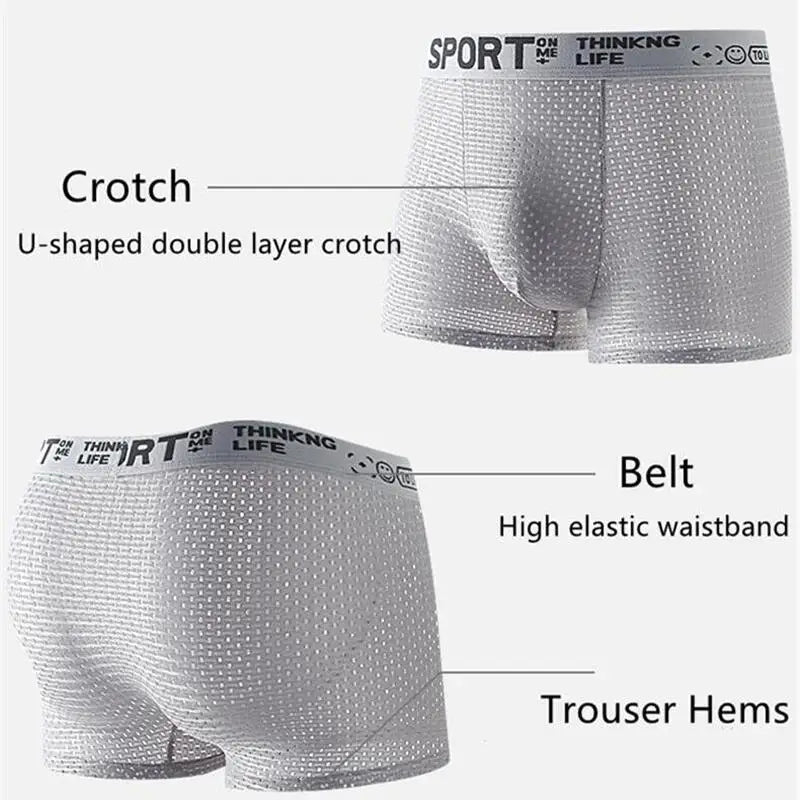 UltraComfort Mesh Boxer Shorts for Men ATHLEXES