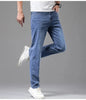 SummerStretch Men's Casual Gray Denim Pants ATHLEXES