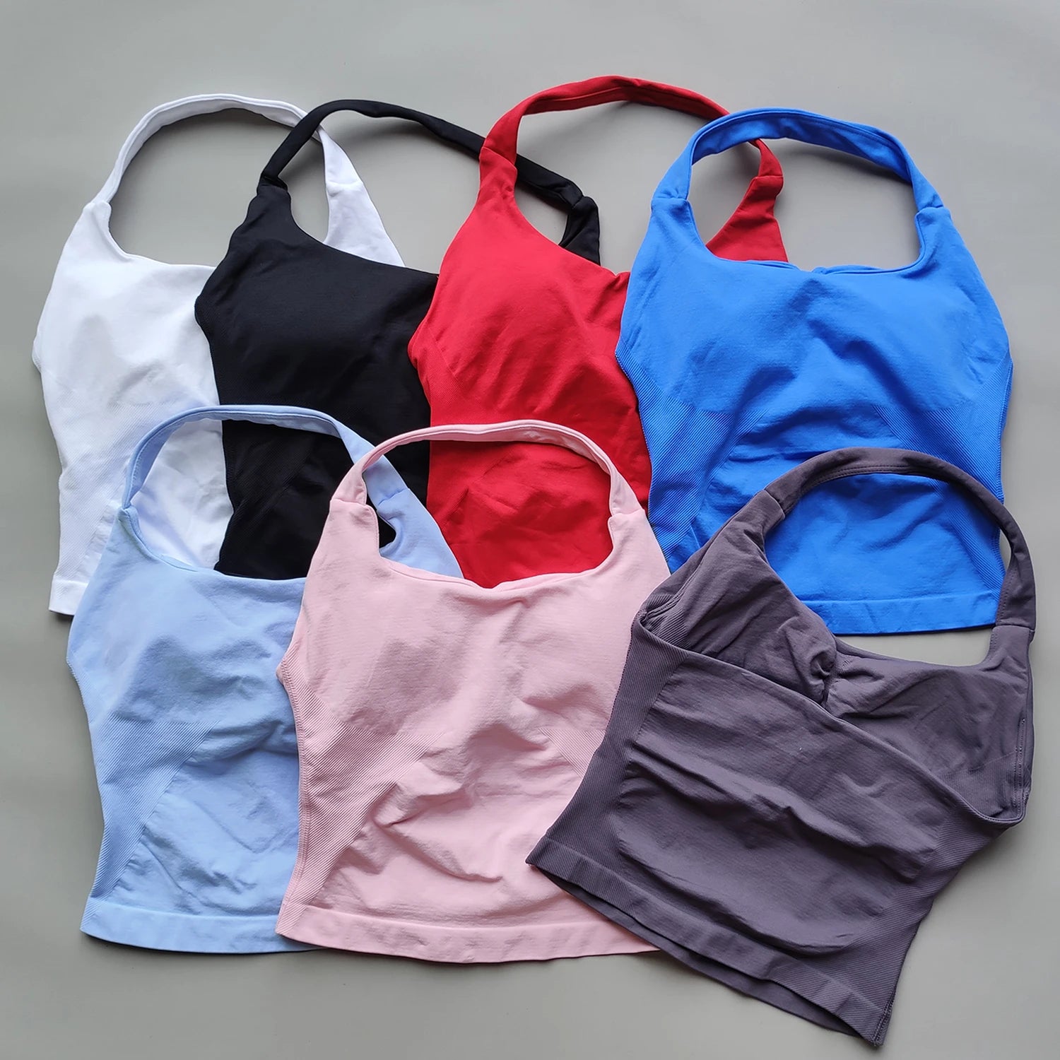 Impact Halter Backless Gym Top for Women ATHLEXES