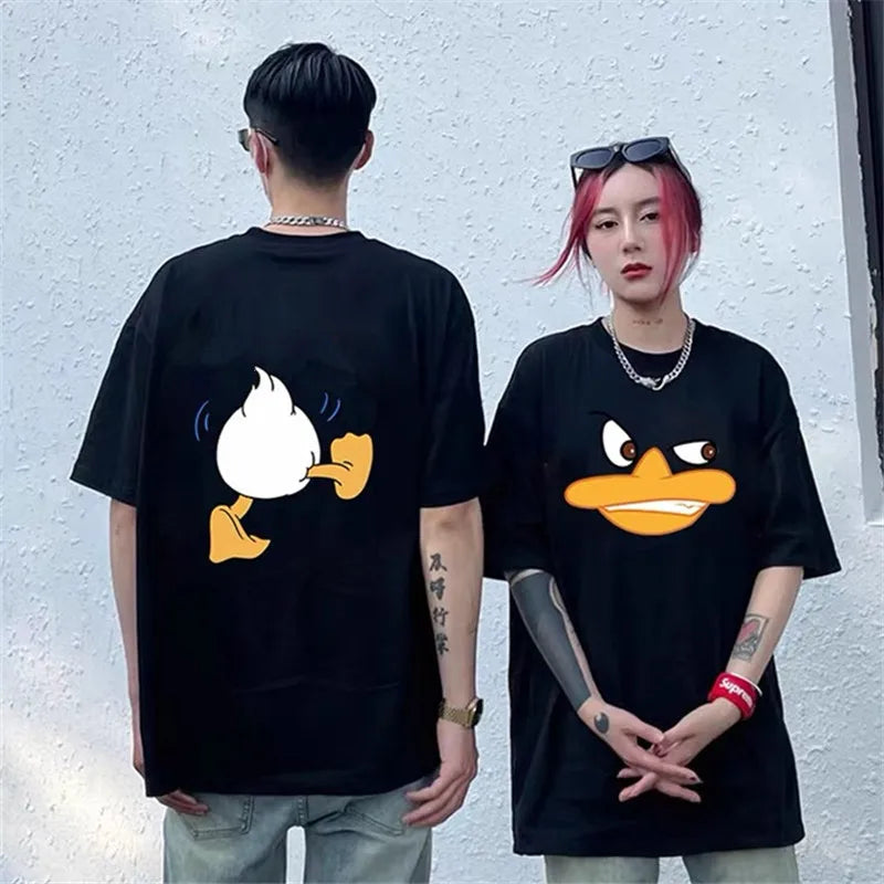 ZAZOMDE Retro Cartoon Tiger Oversized Tee ATHLEXES